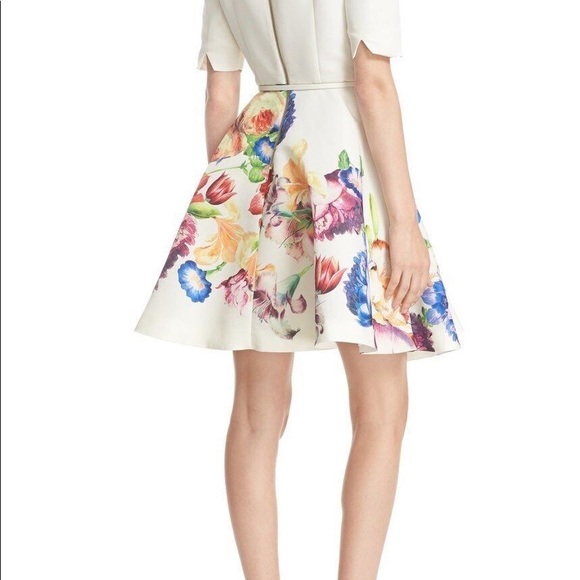 Ted BakerTapestry Flora' Belted Fit & Flare Dress - Picture 12 of 14